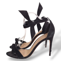 Sandália Alexandre Birman Preta Camurça - 38