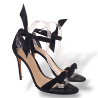 Sandália Alexandre Birman Preta Camurça - 38