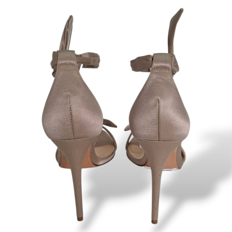 Sandália Alexandre Birman Bege Cetim - 38