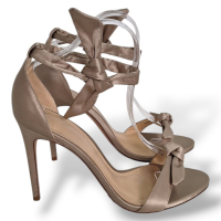 Sandália Alexandre Birman Bege Cetim - 38