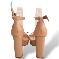 Plataforma Alexandre Birman Mabeleh 120 Bege - 37