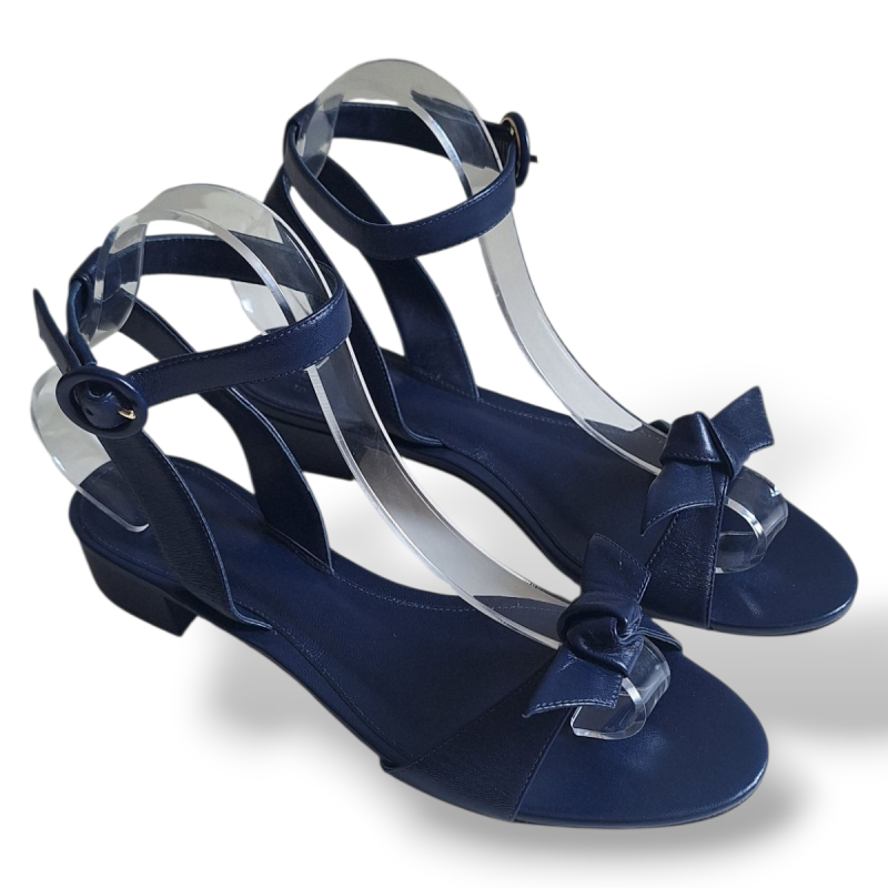 Sandália Alexandre Birman Azul Marinho-37 Sandália Alexandre Birman Azul Marinho-37