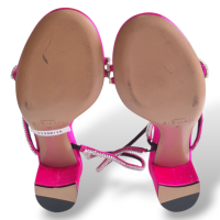 Sandália Alexandre Birman Pink em Cetim com Strass-35