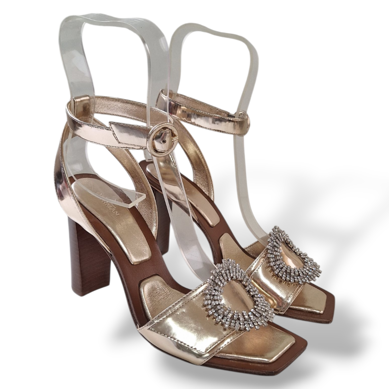 Sandália Alexandre Birman Dourada com Strass-35