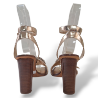 Sandália Alexandre Birman Dourada com Strass-35