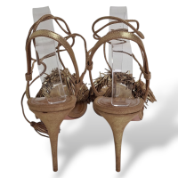 Sandália Aquazzura Dourada - 38
