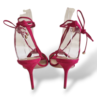 Sandália Aquazzura Suede Rosa-38