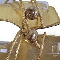 Sandália Bottega Veneta Adam Dourada - 37