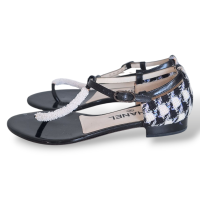 Rasteira Chanel Pied de Poule - 35