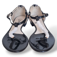 Rasteira Chanel Pied de Poule - 35