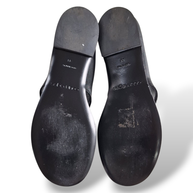 Sandália Courrèges com Mesh Preta-36