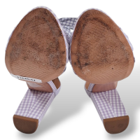 Sandália Framed Xadrez Lilás-36