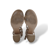 Sandália Gianvito Rossi Suede Bege - 35