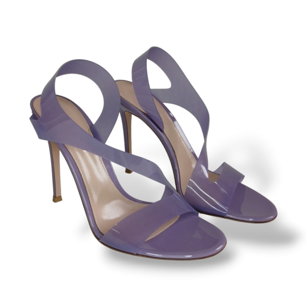 Sandália Gianvitto Rossi Jelly Vinil Lilás - 36 