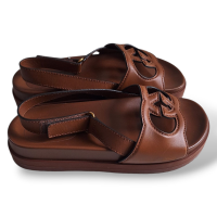 Papete Gucci GG Couro Caramelo - 38