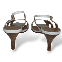 Sandália Hermès Oasis Slingback Branca - 37