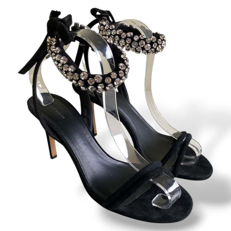 Sandália Isabel Marant com Tornozeleira Strass-37 Sandália Isabel Marant com Tornozeleira Strass-37