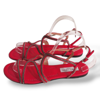 Rasteira Jimmy Choo Rosa Com Corrente -38