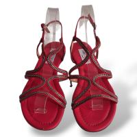 Rasteira Jimmy Choo Rosa Com Corrente -38