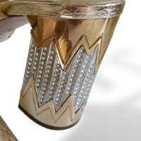 Sandália Miu Miu Dourada-38