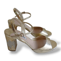 Sandália Miu Miu Dourada-38