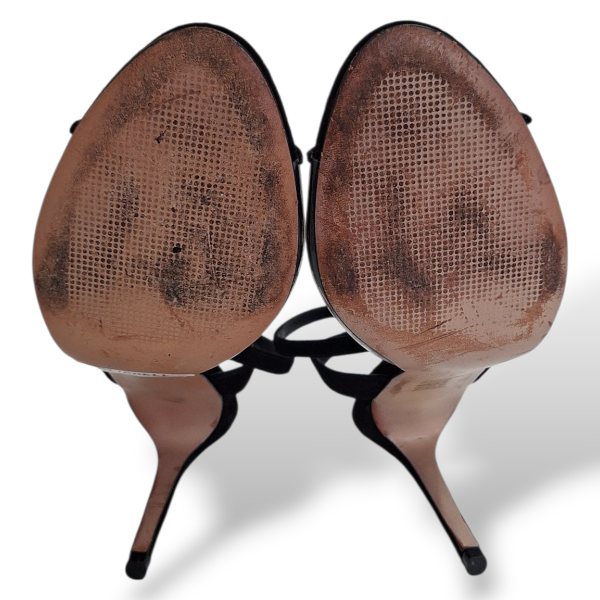 Sandália NK Store Camurça Preta Estrela-39