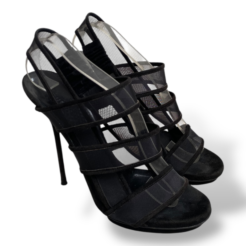Sandália Gucci Bette Kid Preta - 37 Sandália Gucci Bette Kid Preta - 37