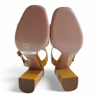 Sandália Prada Amarela Verniz-39