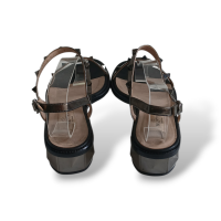 Sandália Valentino Rockstud Bicolor - 37