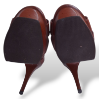 Plataforma Yves Saint Laurent tribute Caramelo-35