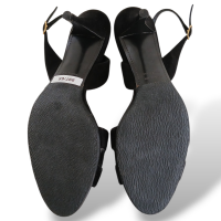 Sandália Hermès Oasis Preta-38