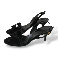 Sandália Hermès Oasis Preta-38