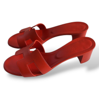 Sandália Hermès Oasis Laranja - 37 Sandália Hermès Oasis Laranja - 37