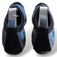 Sapatilha Chanel Azul C/ Preto Veludo -39