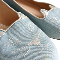 Sapatilha Charlotte Olympia Azul Claro - 38