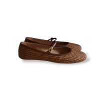 Sapatilha Gianvito Rossi Carla Ráfia - 37 Sapatilha Gianvito Rossi Carla Ráfia - 37