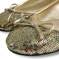 Sapatilha Jimmy Choo Lantejoula Dourada-35