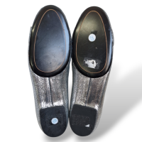 Sapatilha Salvatore Ferragamo Metalizada com Laço - 36