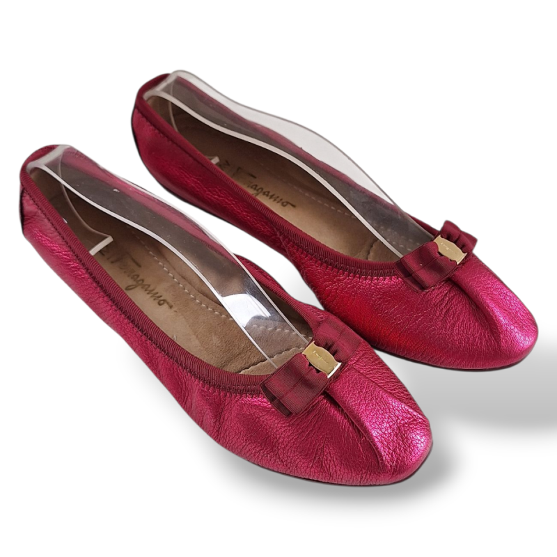 Sapatilha My Salvatore Ferragamo Metalizada-36