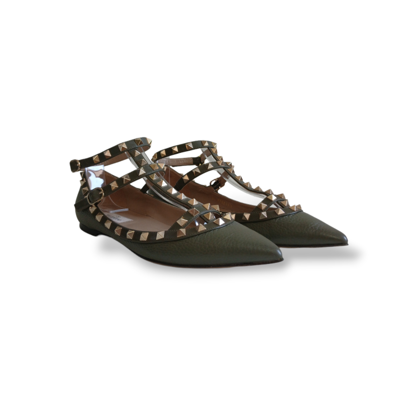 Sapatilha Valentino Rockstud Verde - 36