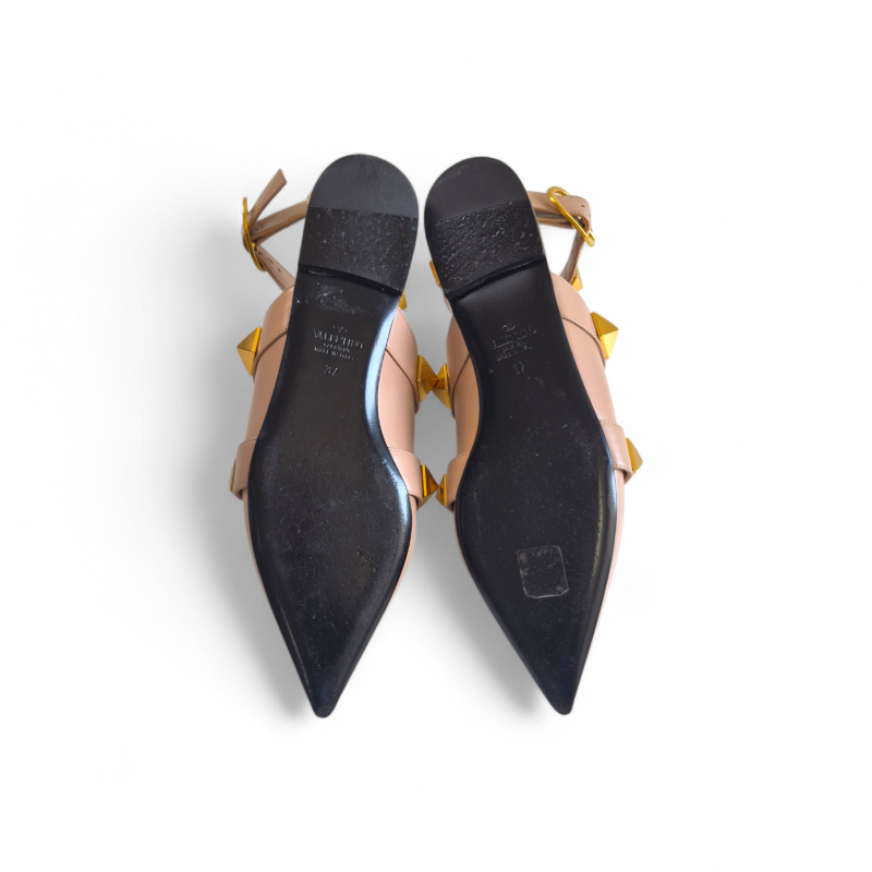 Sapatilha Valentino Roman Stud Bege - 35
