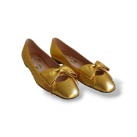 Sapatilha Valentino Metalizada Dourada - 37 