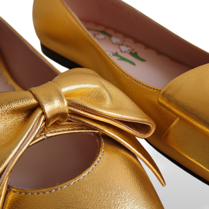 Sapatilha Valentino Metalizada Dourada - 37 