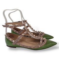 Sapatilha Valentino Rockstud Verde-35