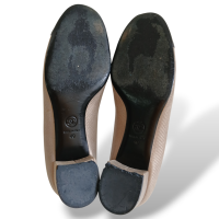 Sapato Chanel Cap Toe Salto Bloco-38