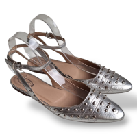 Slingback Tod´s Prateado - 38