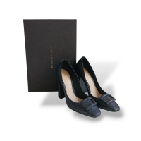 Scarpin Bottega Venetta Preto - 34 