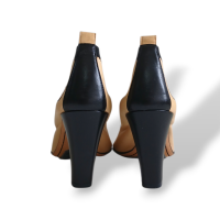 Scarpin Chanel CC Elastic Bicolor - 36/37