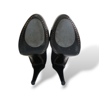 Scarpin Chanel Camurça Preto - 34 