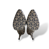 Scarpin Salvatore Ferragamo Judy Jacquard Monograma - 37